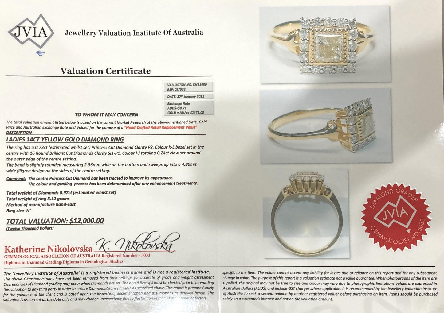 14CT YELLOW GOLD DIAMOND HALO RING