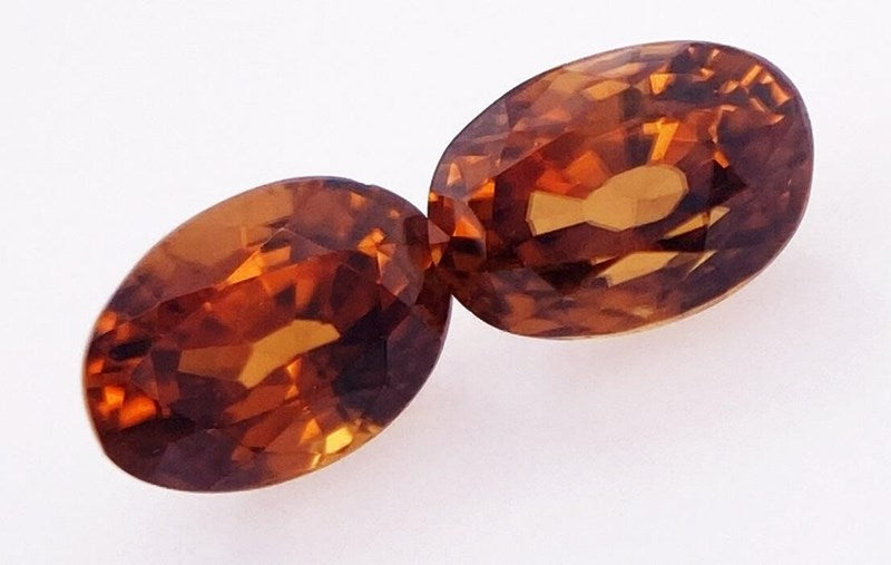 2.77 TCW NATURAL ORANGE ZIRCON PAIR