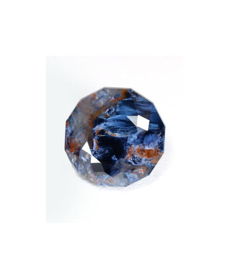 9.81 CARAT MEUVE BLUE NATURAL PIETERSITE
