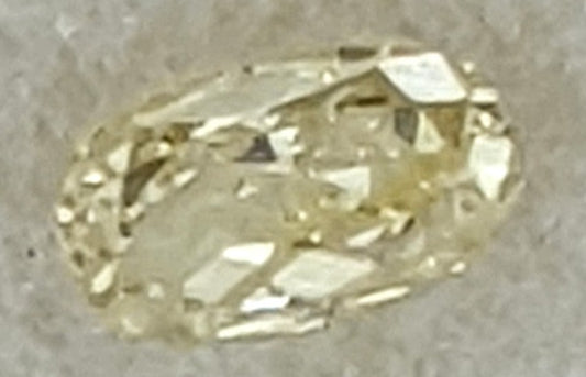 0.14 CARAT CERTIFIED NATURAL FANCY YELLOW DIAMOND