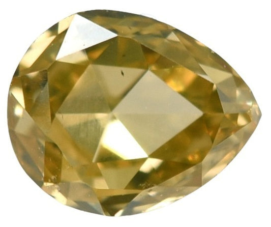 0.28 CARAT CERTIFIED NATURAL FANCY GREENISH-YELLOW DIAMOND