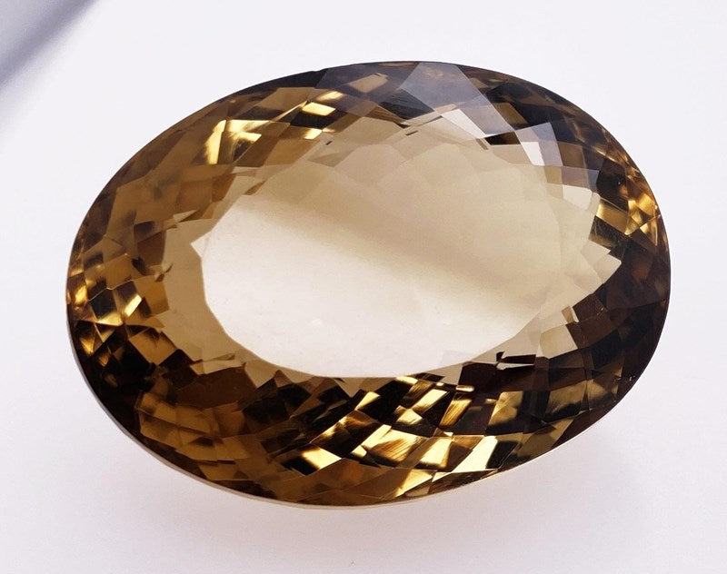 69.62 CARAT CERTIFIED NATURAL HONEY QUARTZ