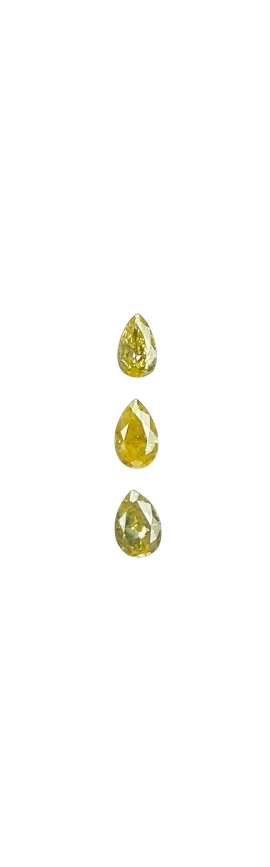 0.35 TCW CERTIFIED NATURAL GREENISH/YELLOW DIAMONDS