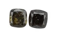 0.22 TCW CERTIFIED VIVID OLIVE GREEN NATURAL DIAMONDS